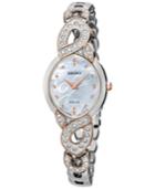 Seiko Women's Solar Two-tone Stainless Steel Bracelet Watch 20mm Sup340