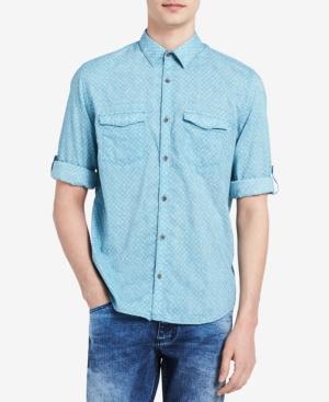 Calvin Klein Jeans Men's Dual Pocket Floral Shirt