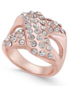Thalia Sodi Pave X Ring, Created For Macy's