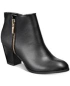 Style & Co Jamila Zip Booties, Created For Macy's Women's Shoes