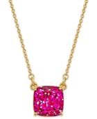 Kate Spade New York 12k Gold-plated Pink Glitter Pendant Necklace