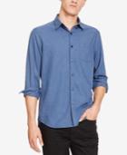 Kenneth Cole New York Men's Button-down Chambray Shirt