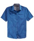 Sean John Men's Box Check Short-sleeve Shirt