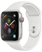 Apple Watch Series 4 Gps + Cellular, 44mm Silver Aluminum Case With White Sport Band