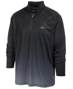Greg Norman For Tasso Elba Men's Performance Ombre Quarter-zip Shirt, Only At Macy's