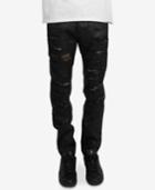 Dope Men's Black Shredded Skinny Jeans