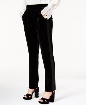 Kobi Velvet Straight-leg Pants, Created For Macy's