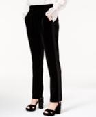 Kobi Velvet Straight-leg Pants, Created For Macy's