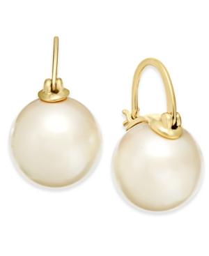 Kate Spade New York Star Quality Gold-tone Imitation Pearl Close Drop Earrings
