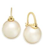 Kate Spade New York Star Quality Gold-tone Imitation Pearl Close Drop Earrings
