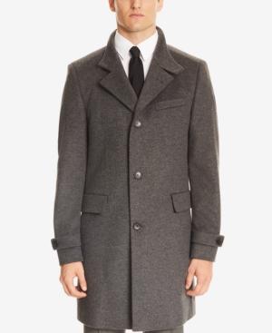 Boss Men's Slim Fit Virgin Wool Cashmere Coat