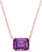 Amethyst Pendant Necklace (2-1/10 Ct. T.w.) In 14k Rose Gold