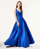 B Darlin Juniors' Crisscross-back Gown