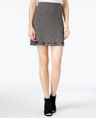 Kensie Mod Grommet-detail Mini Skirt