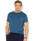 Polo Ralph Lauren Big And Tall Classic-fit Jersey Pocket Crewneck