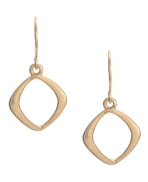 Kenneth Cole New York Earrings, Gold-tone Diamond Drop