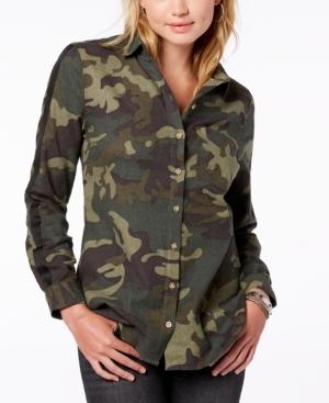 Polly & Esther Juniors' Cotton Plaid Shirt