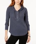 Tommy Hilfiger Sport Hooded Henley Top, Created For Macy's