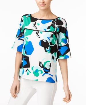 Calvin Klein Printed High-low Top