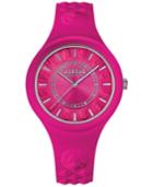 Versus By Versace Women's Fire Island Pink Silicone Strap Watch 39mm Soq030015