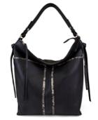T Tahari Skyler Leather Bucket Bag