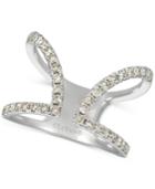 Le Vian Diamond Openwork Cuff Ring (5/8 Ct. T.w.) In 14k White Gold