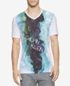 Calvin Klein Men's Graphic-print V-neck T-shirt