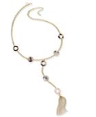 Thalia Sodi Gold-tone Tortoiseshell-look Lariat Necklace, Only At Macy's