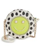 Betsey Johnson Smiley Imitation Pearl Canteen Crossbody