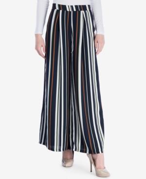Verona Collection Striped Wide-leg Pants