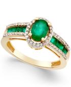 Sapphire (1-3/4 Ct. T.w.) And Diamond (1/4 Ct. T.w.) Ring In 14k Gold (also In Emerald & Certified Ruby)