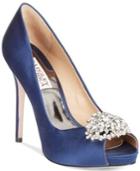 Badgley Mischka Jeannie Peep-toe Pumps Women's Shoes