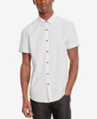 Kenneth Cole Reaction Men's Diamond-pattern Short-sleeve Shirt