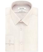 Calvin Klein Steel Slim-fit Non-iron Performance Multi Check Dress Shirt