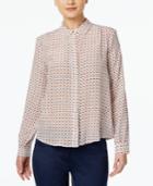 Weekend Max Mara Silk Fish-print Shirt