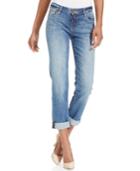 Kut From The Kloth Catherine Boyfriend Straight-leg Cuffed Jeans, Fervent Wash