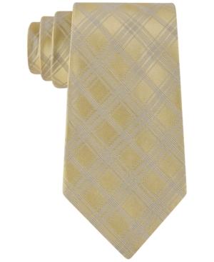 Calvin Klein Men's Triple Grid Slim Tie