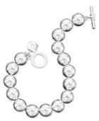 Lauren Ralph Lauren Silver-tone Metal Bead Bracelet (10 Mm)