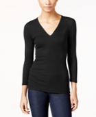 I.n.c. Ribbed Top, Created For Macy's