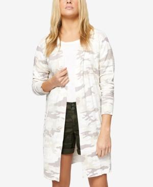 Sanctuary Lenox Long Camo-print Cardigan