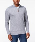 Tasso Elba Men's Quarter Zip-up Pullover, Only At Macy's
