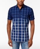 Inc International Concepts Men's Ombre Plaid Shirt, Created For Macy's