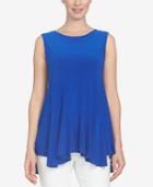 Cece High-low Handkerchief-hem Top