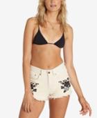 Billabong Juniors' Cotton Embroidered Denim Shorts