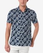 Perry Ellis Men's Portofino Geometric-print Short-sleeve Shirt