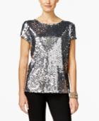 Inc International Concepts Sequined Top, Only At Macy's