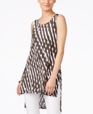 Alfani Sleeveless High-low Tunic, Only At Macy's