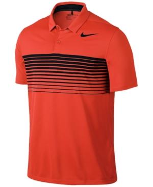 Nike Men's Mobility Dri-fit Speed Stripe Golf Polo