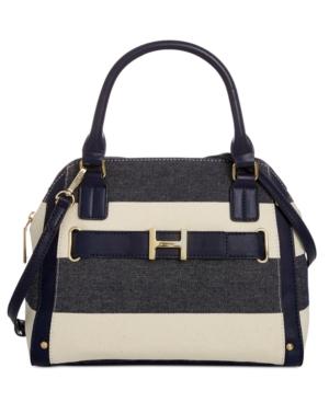 Tommy Hilfiger H-belted Canvas Satchel