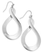 Inc International Concepts Silver-tone Infinity Drop Earrings, Created For Macy's